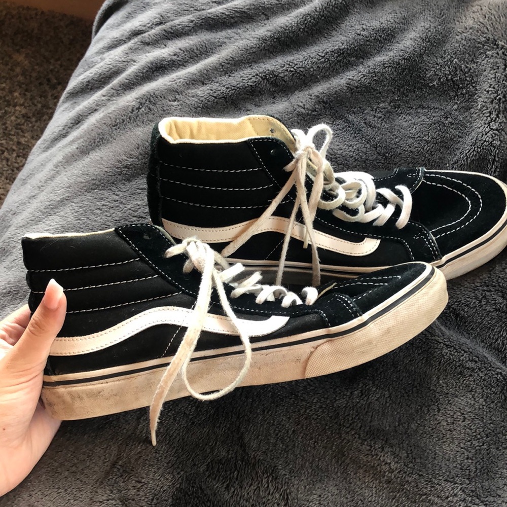 Black hightop vans